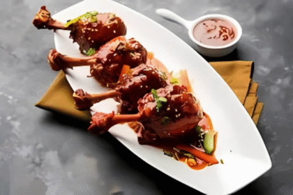 Chicken Lollipop With Sauce