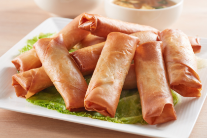 Special Chicken Spring Roll Breaded  2pcs